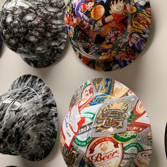 One of a kind HYDROGRAPHIC 1st responders hard hat - Picture 4 of 7